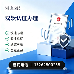 淮北双软认证申报服务
