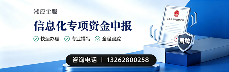 淮北信息化专项资金申报服务