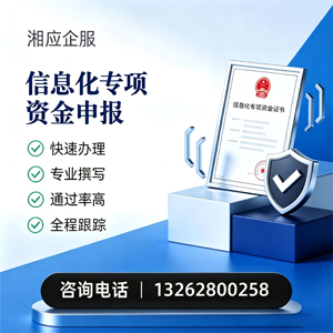 淮北信息化专项资金申报服务