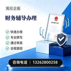 淮北财务辅导申请服务
