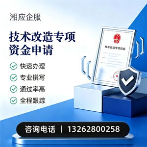 淮北技术改造专项资金申报服务